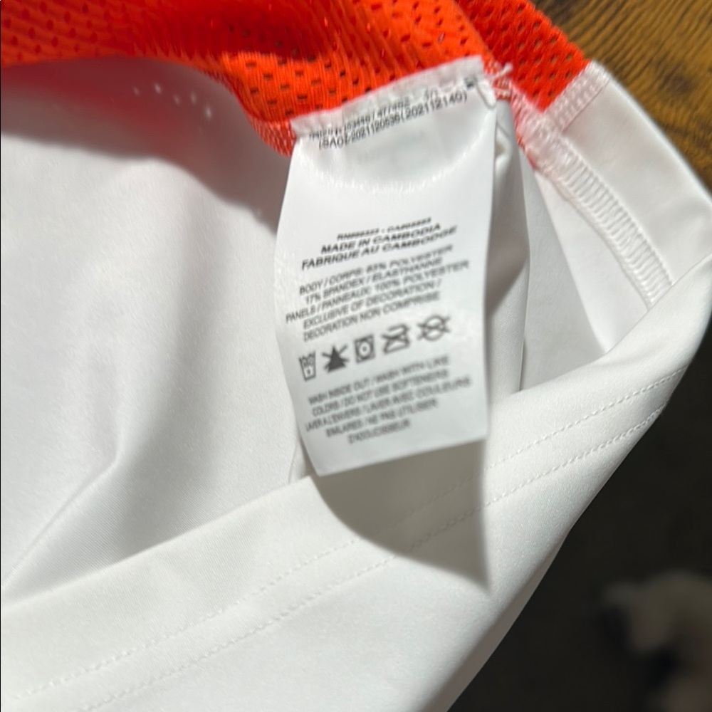 Nike White and Red Tank Top - Picture 3 of 4